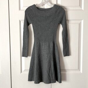 WHBM grey sweater dress